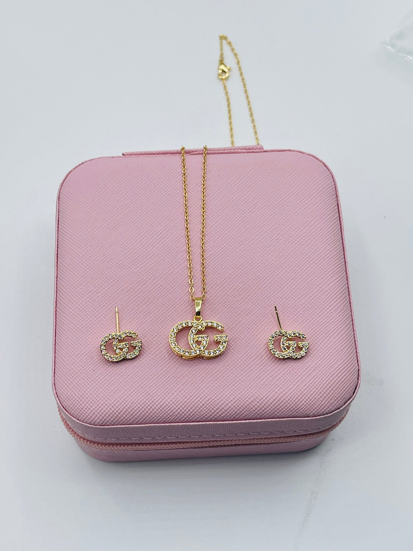 Fashion Jewelry Set Gold Plating Necklace Earring For Women