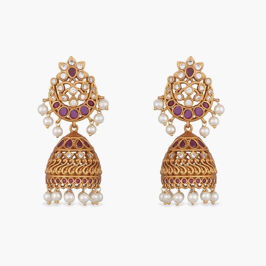 Parvi Antique Jhumka Earrings