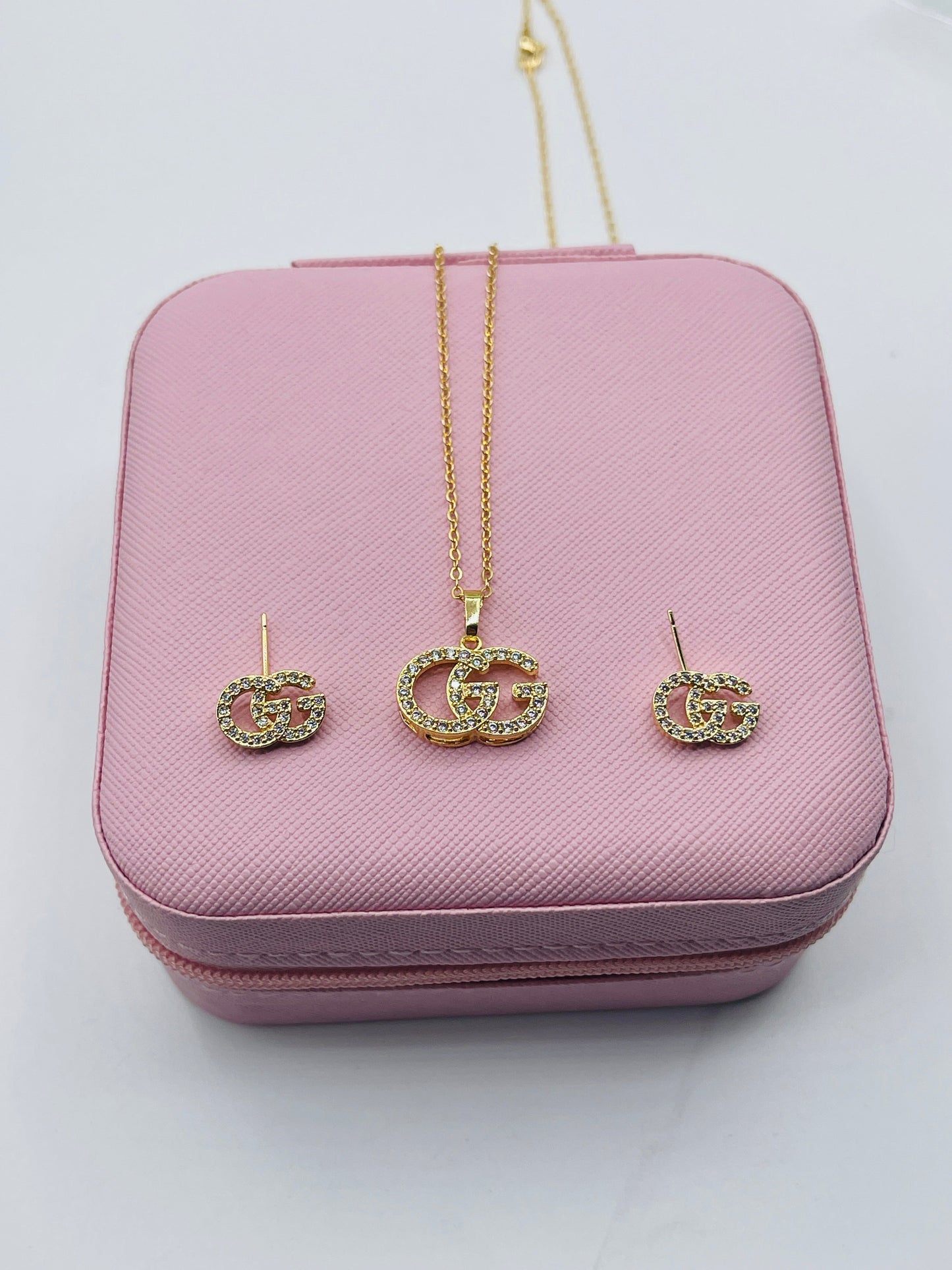 Fashion Jewelry Set Gold Plating Necklace Earring For Women